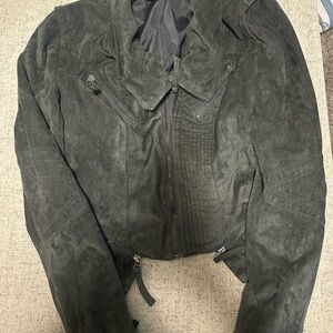 Lulu's Dark Suede Jacket
